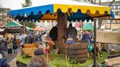 Handbetriebenes Kinderkarussell