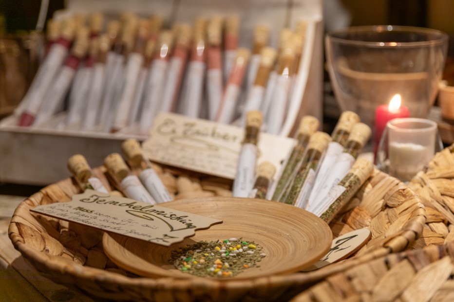 Auslage vom Gewürzhändler